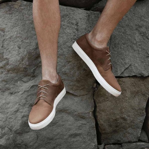 Ethical Sneakers Nisolo Tobacco Low Diego