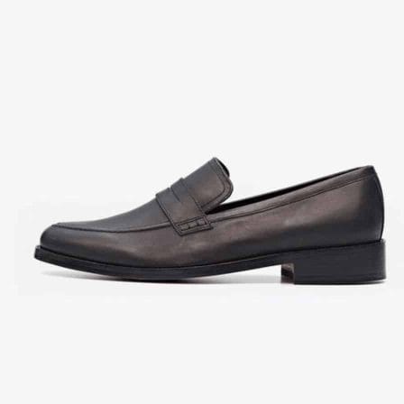 Nisolo Chamberlain Penny Loafer Black Ethical Shoes