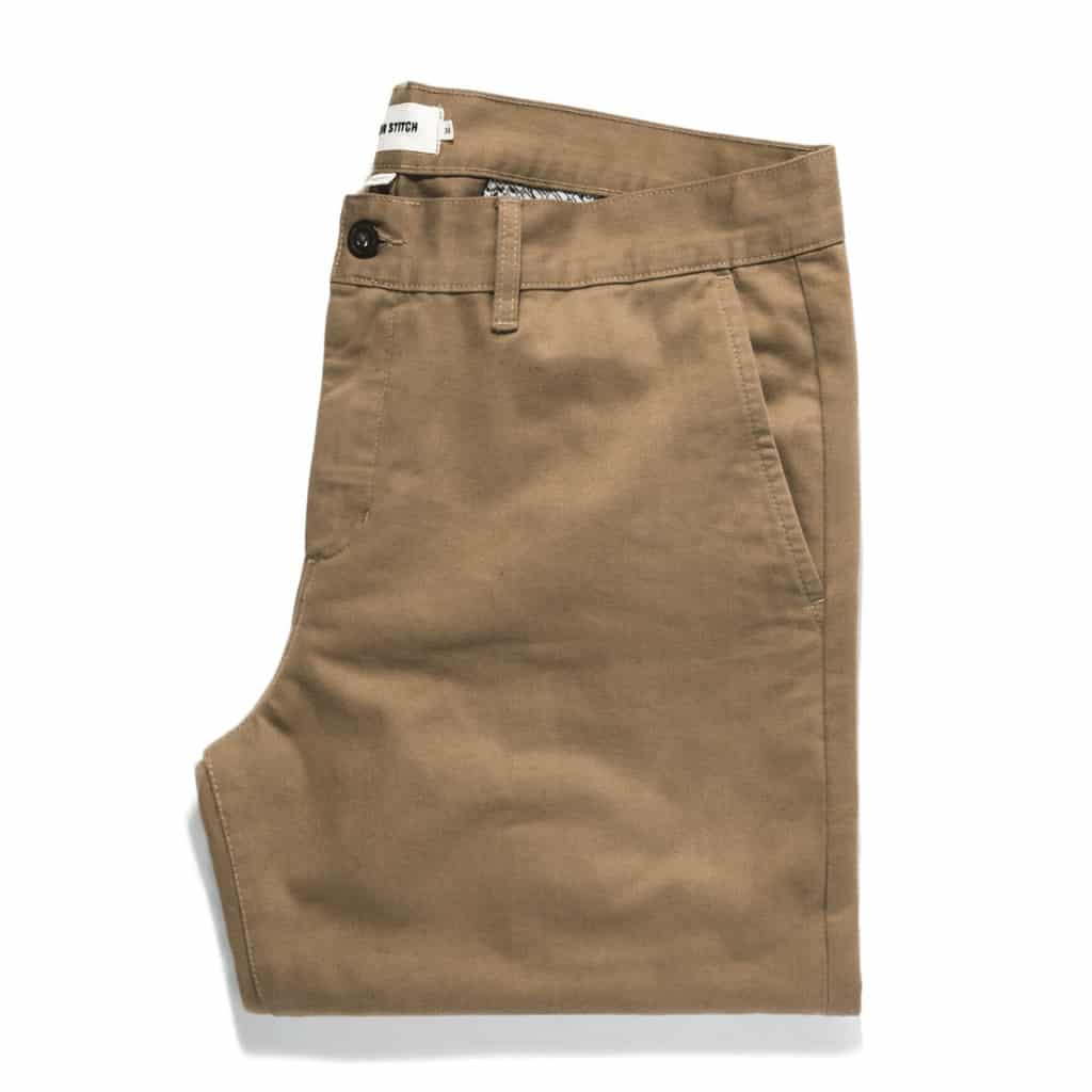 The Slim Chino in Khaki by Taylor Stitch