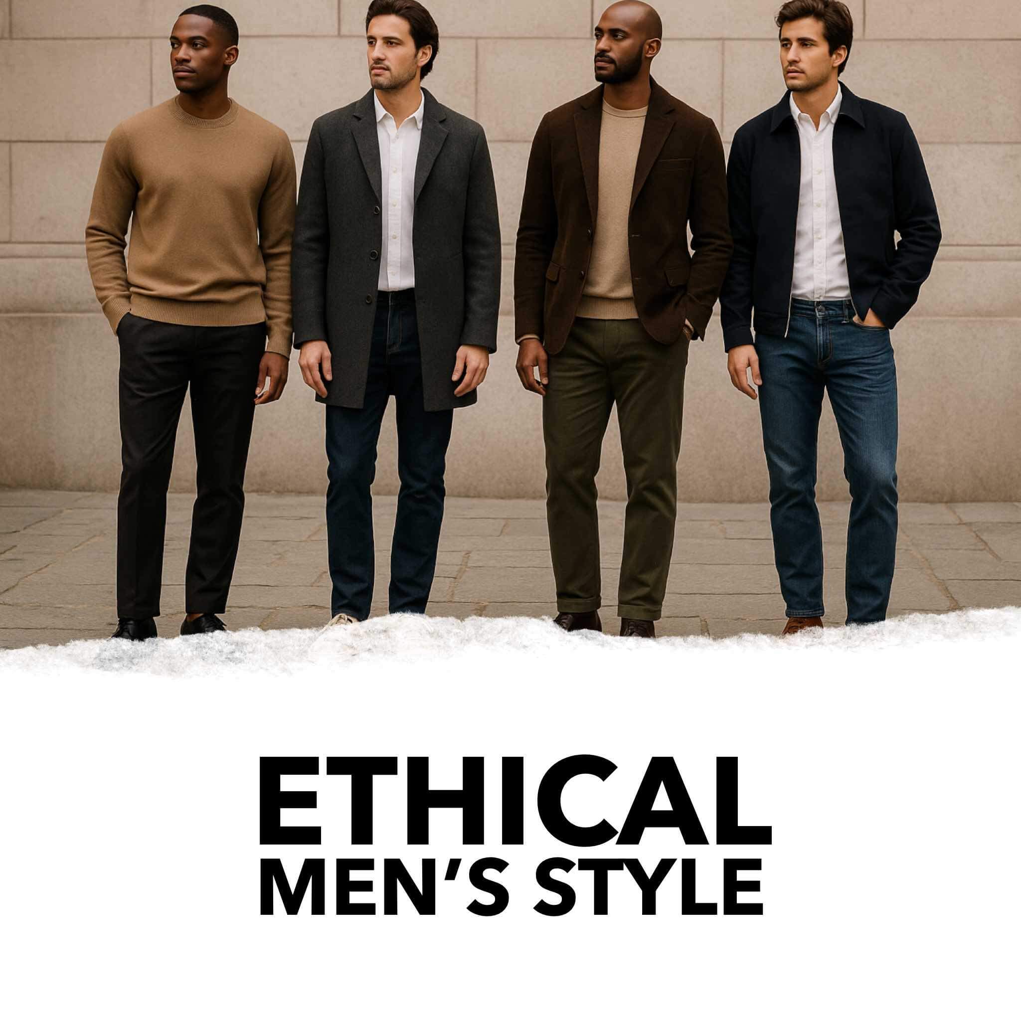 Ethical Men’s Style featured image with 4 male models
