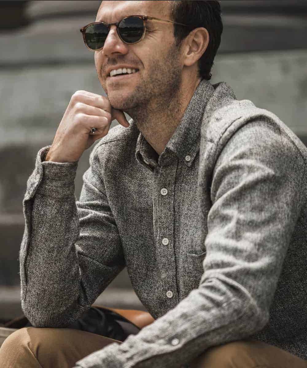 Taylor Stitch Grey Shirt