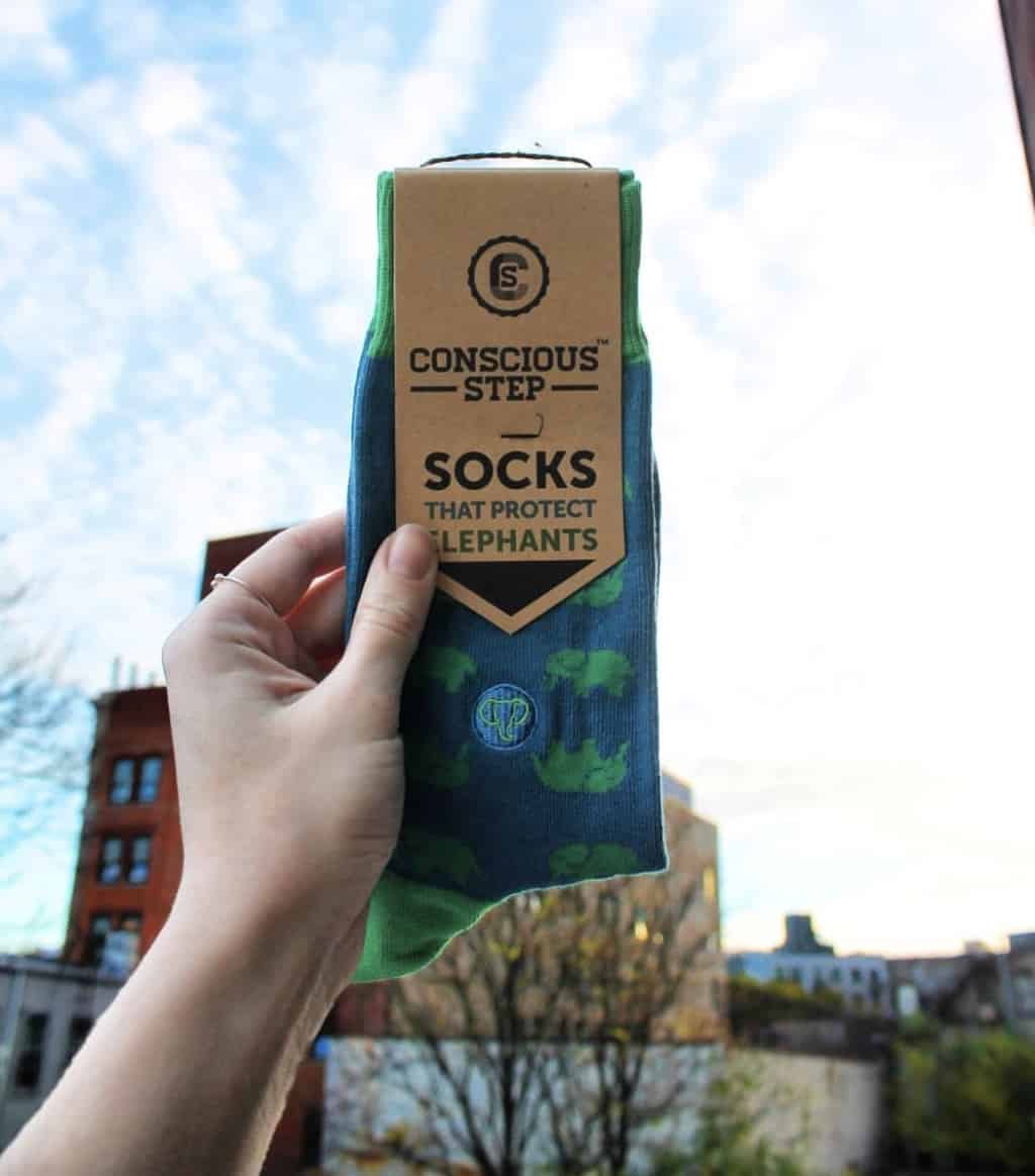 Conscious Step Socks that Protect Elephants