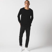Black Long Sleeve Tee by Known Supply