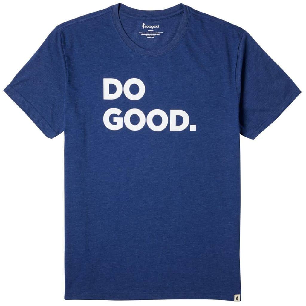 Do Good Shirt by Cotopaxi in Navy