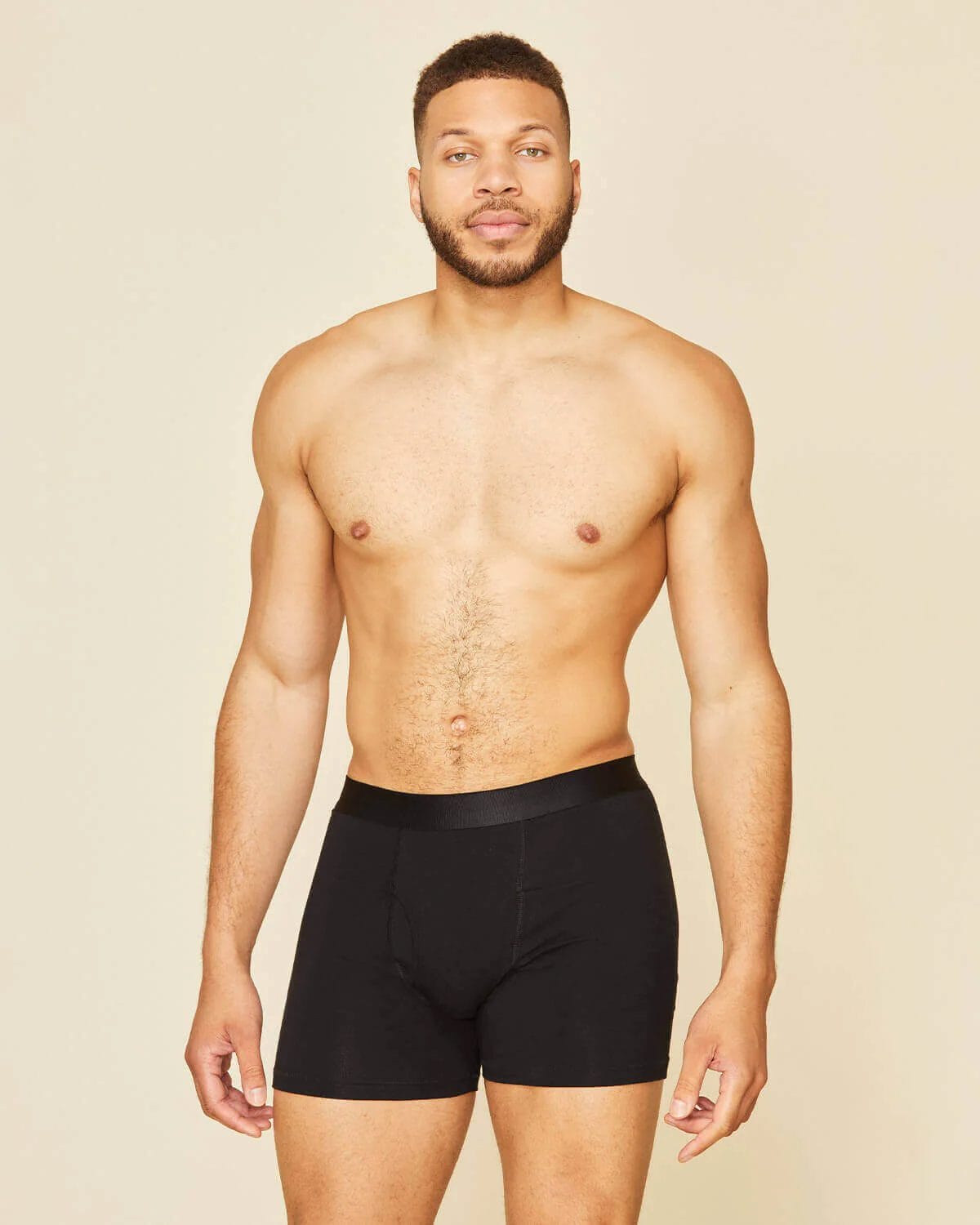 Mens-Boxer-Brief-Carbon-LOOK17_0019 men's organic cotton boxer brief by Subset