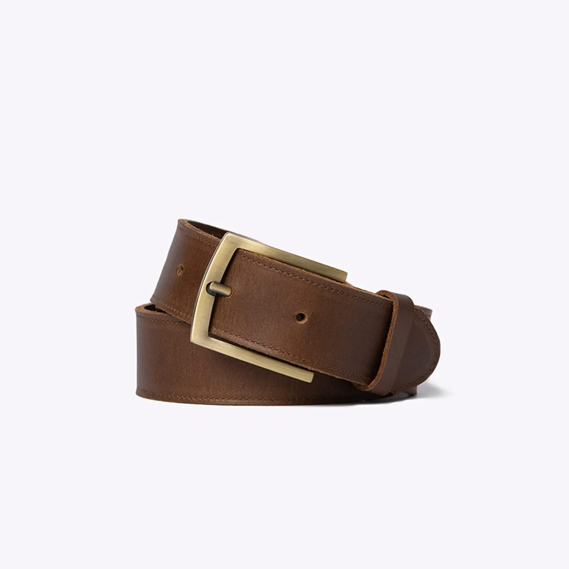 ethically made leather belt by Nisolo