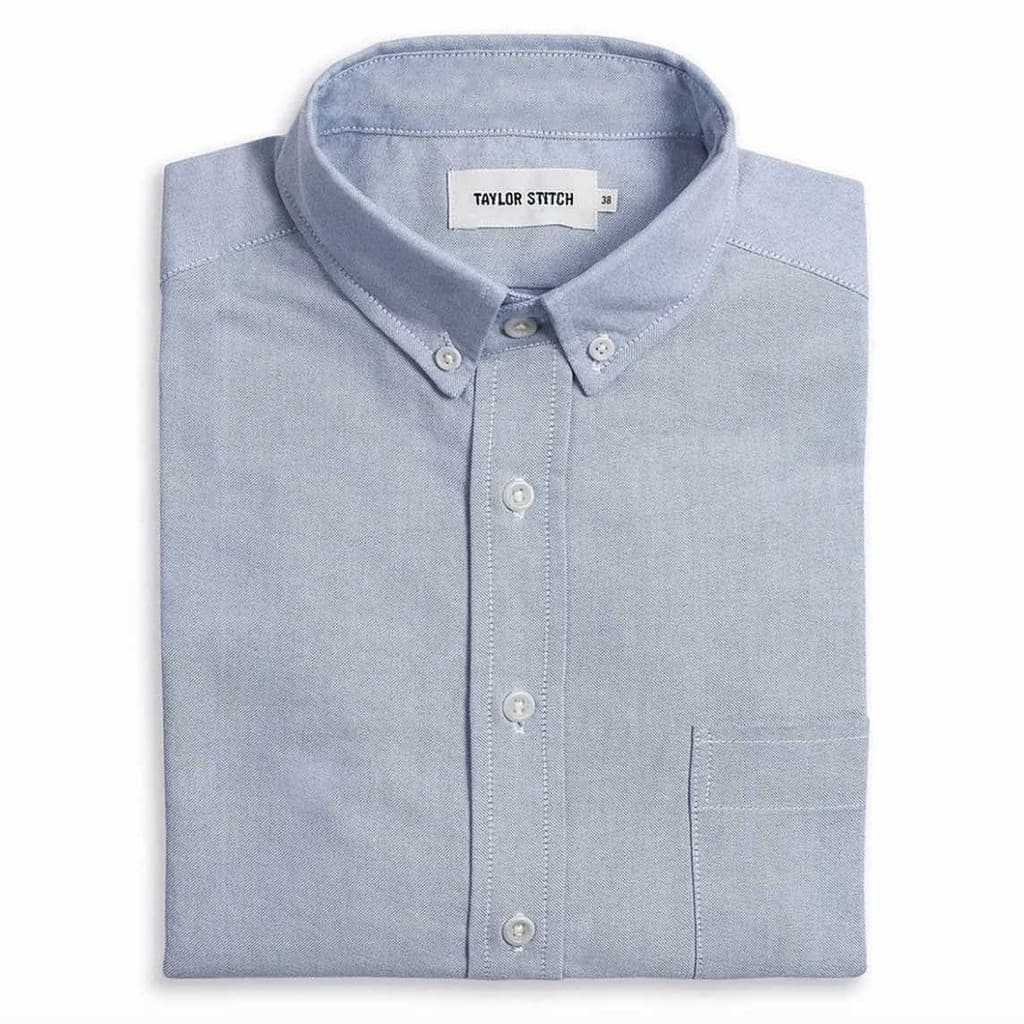 Taylor Stitch Oxford Shirt in Blue