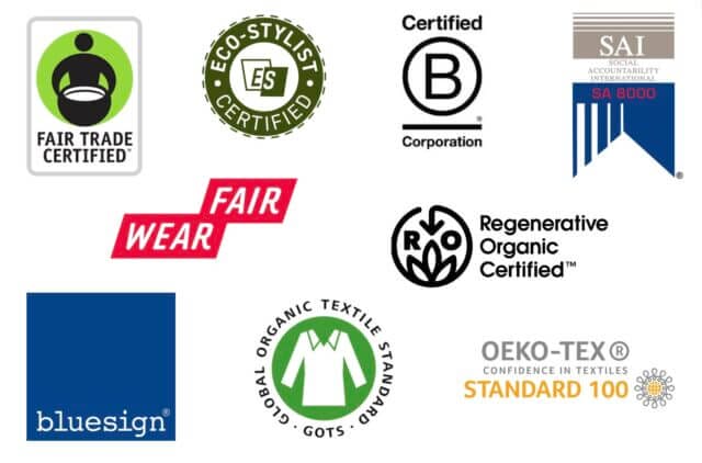 common sustainable fashion certifications and what they mean