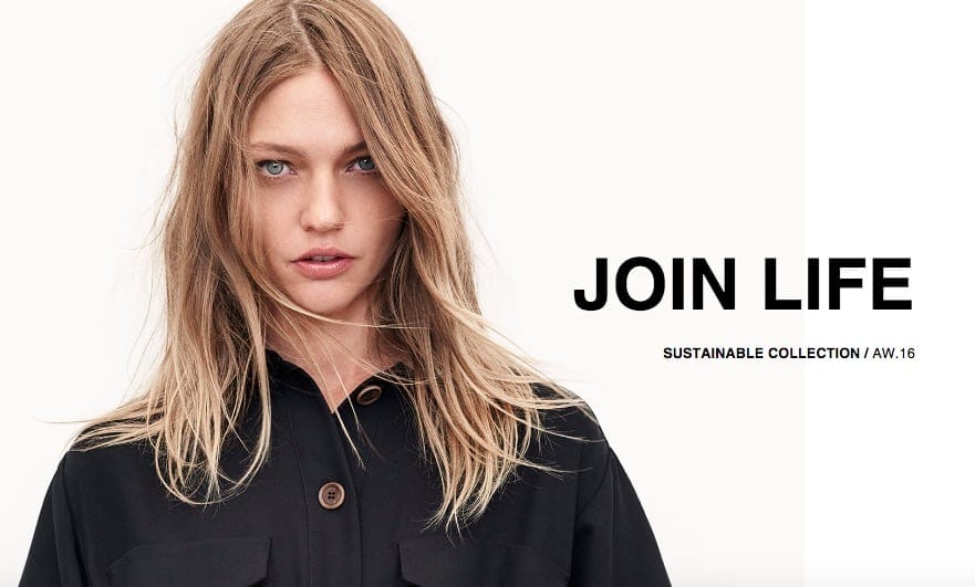 sustainable fashion zara