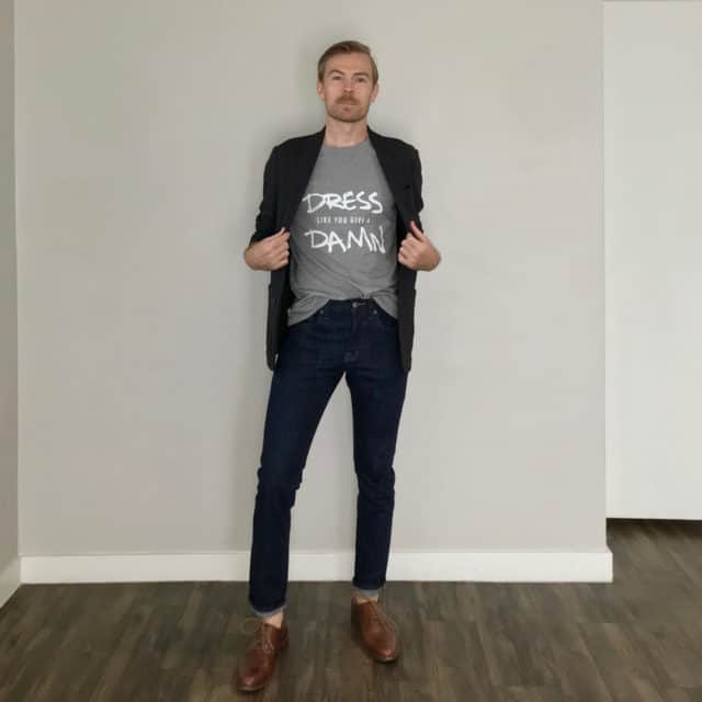 Eco-Stylist unisex Dress Like You Give a Damn Tee