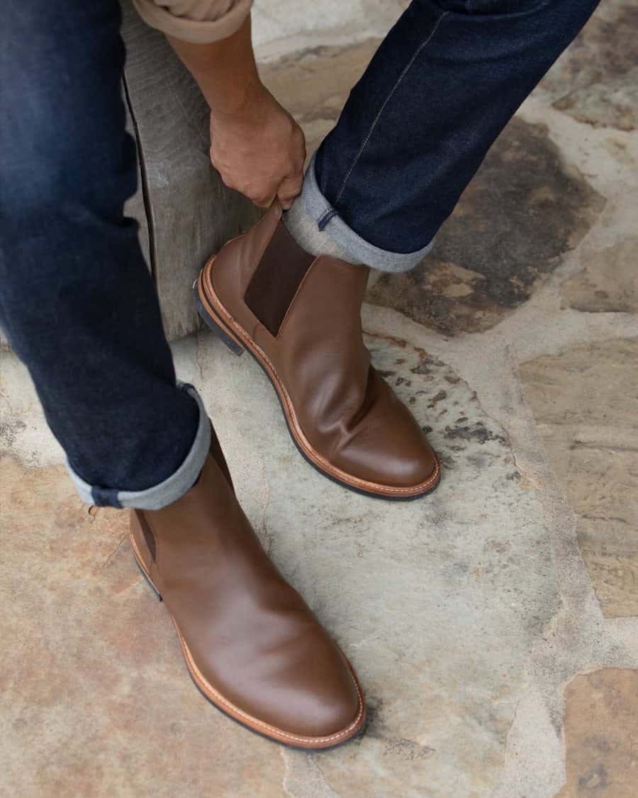 Nisolo Javier Chelsea Boots Brown