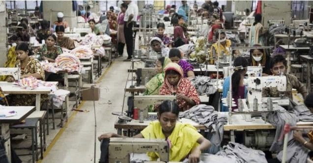 women making clothing 