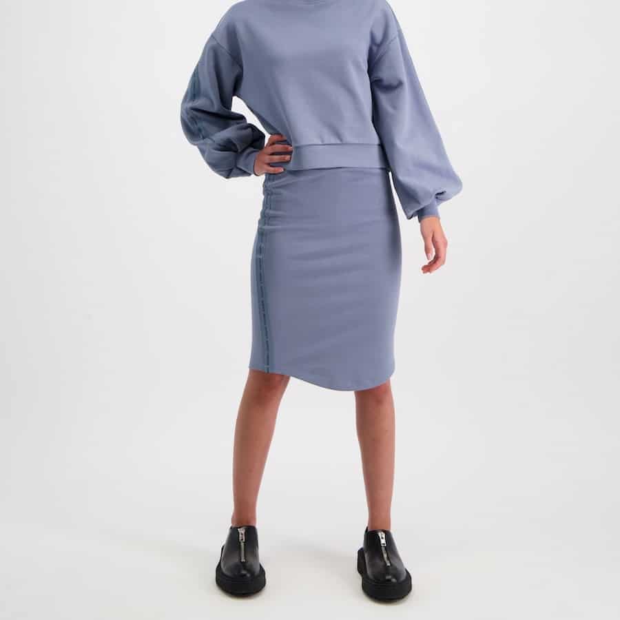 AMENDI AVA Skirt Slate Blue