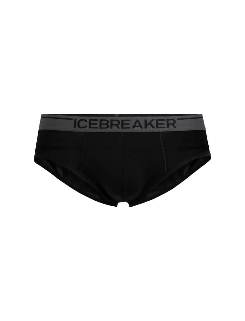 Icebreaker Men's Merino Anatomica Briefs | Black | Merino Wool/Nylon/Elastane