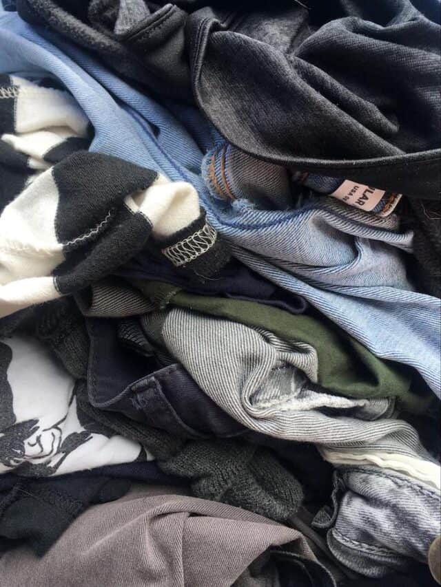pile of clothes