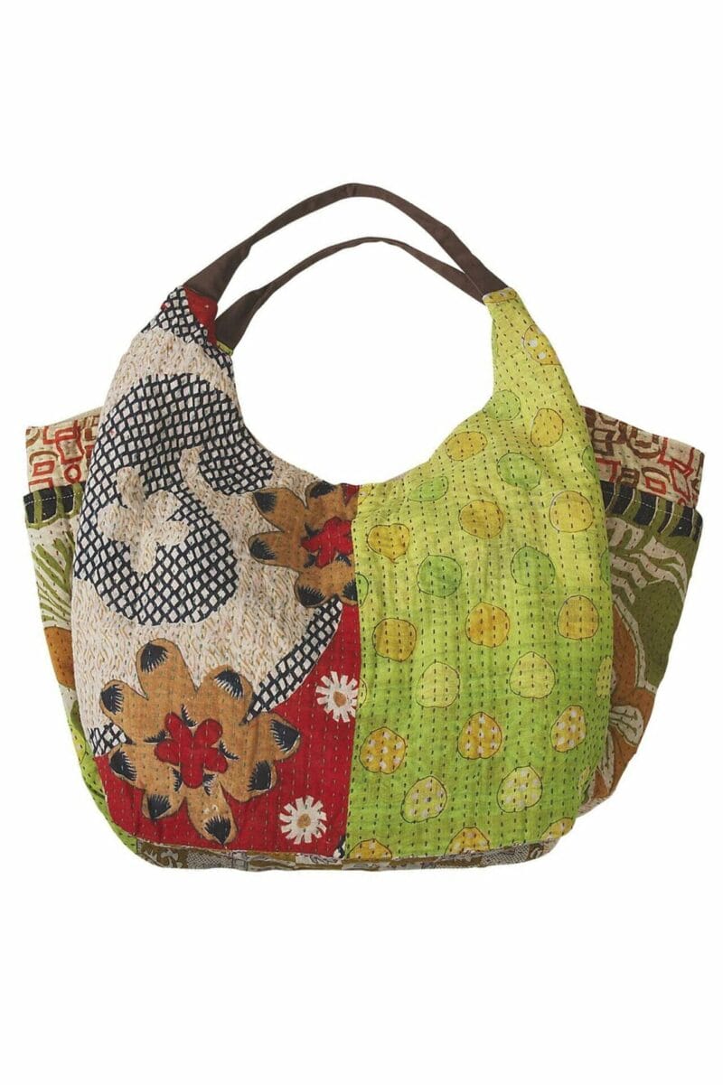 Innovative Cotton Bag - Sari Shop Slouchy Bag