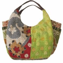 Innovative Cotton Bag - Sari Shop Slouchy Bag