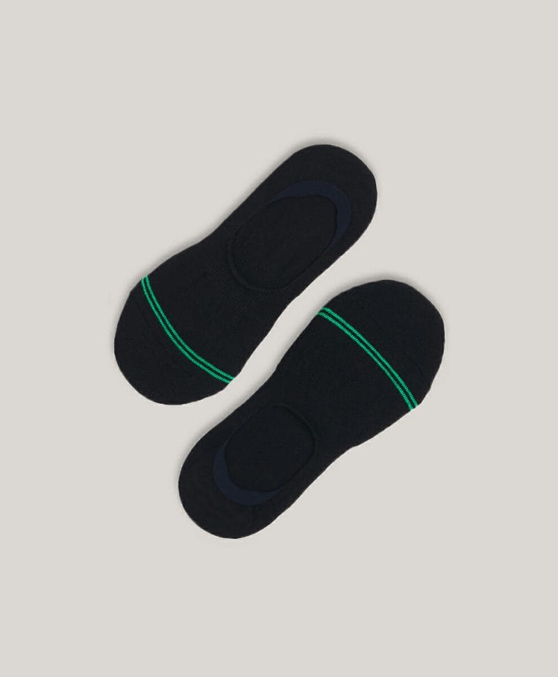 Women's Black No-Show Socks 2-Pack 1S
