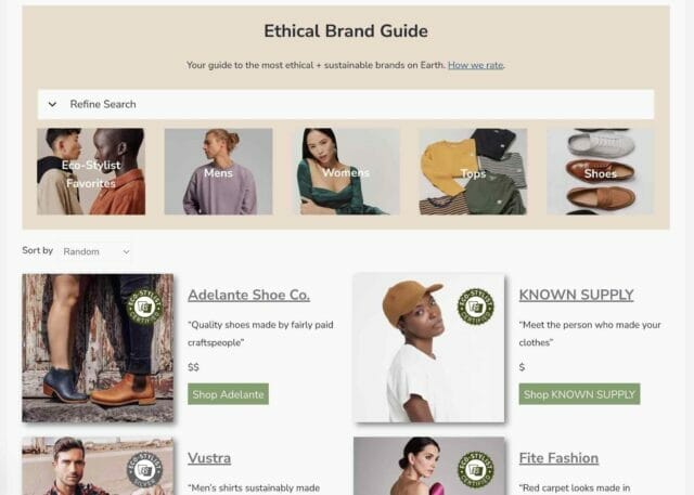 10 Ethical & Sustainable Clothing Brands You Need In Your Life