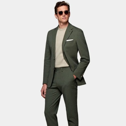Ethical Green Havana Suit