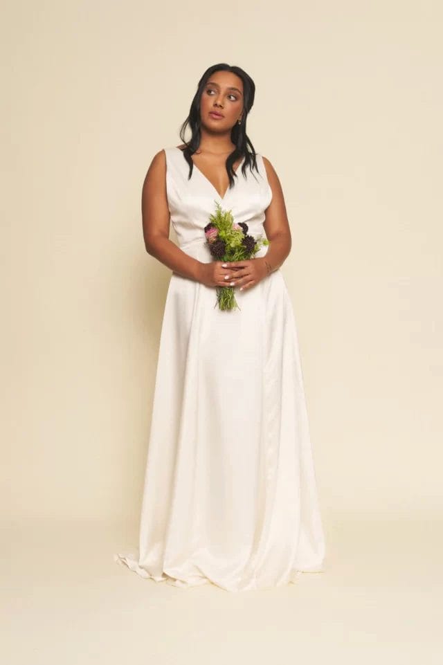 whimsy+row eco-friendly wedding dress for the bride
