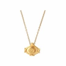 Protection Charm Necklace in Gold