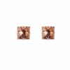Pyramid Stud Earrings- Rose Gold