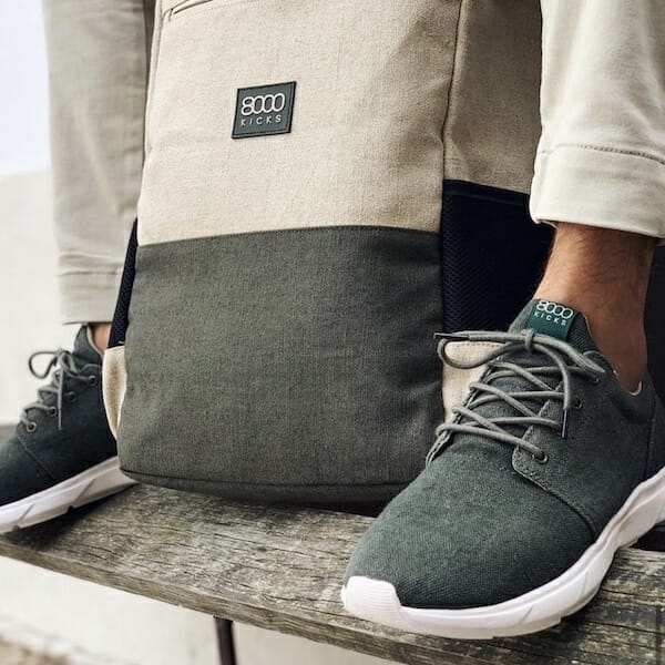 how sustainable is 8000kicks hemp sneakers eco-stylist