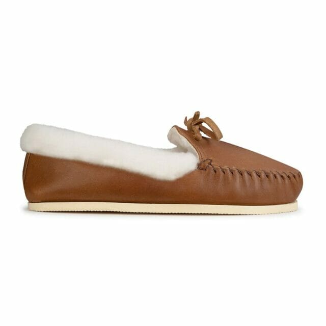 The Men's Cozy Moccasin in Caramel