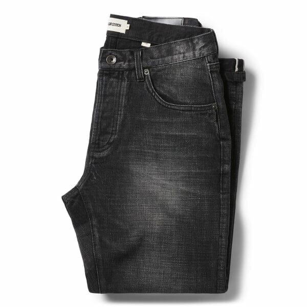 The Slim Jean in Black 3-Month Wash Selvage