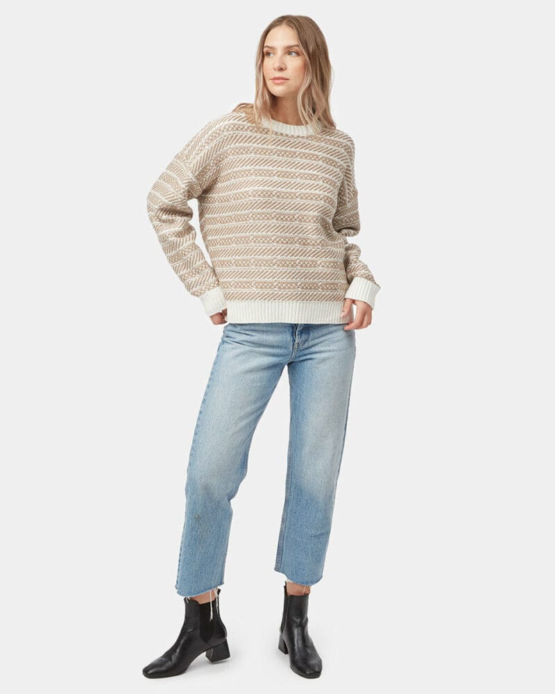 Highline Intarsia Crew Sweater