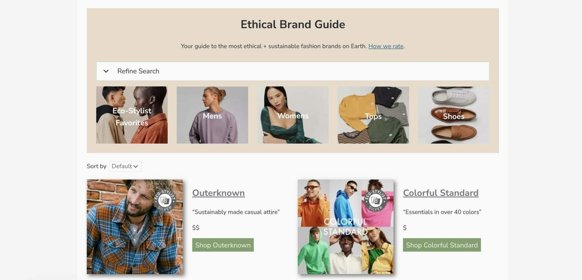 where to shop truly sustainable clothing brands and vegan fashion brands