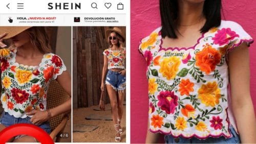 shein cultural appropriation mexican huipil