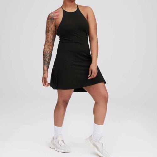 Black Naomi Workout Dress