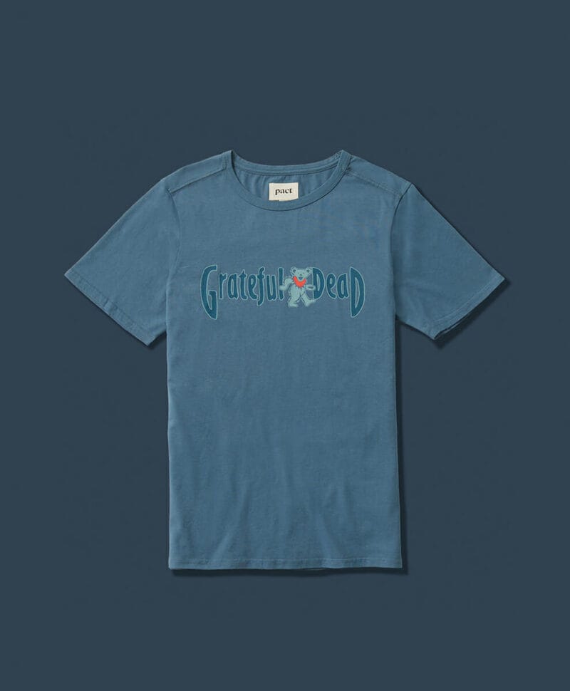 Men's Festival Blue Grateful Dead X Pact Graphic Tee S