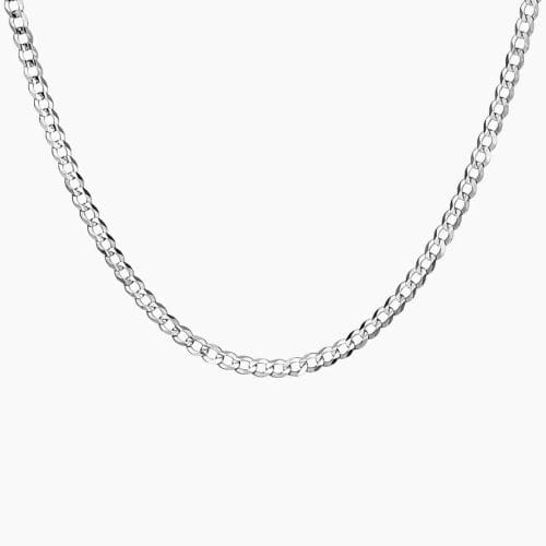 Silver Zeke Curb Chain Necklace