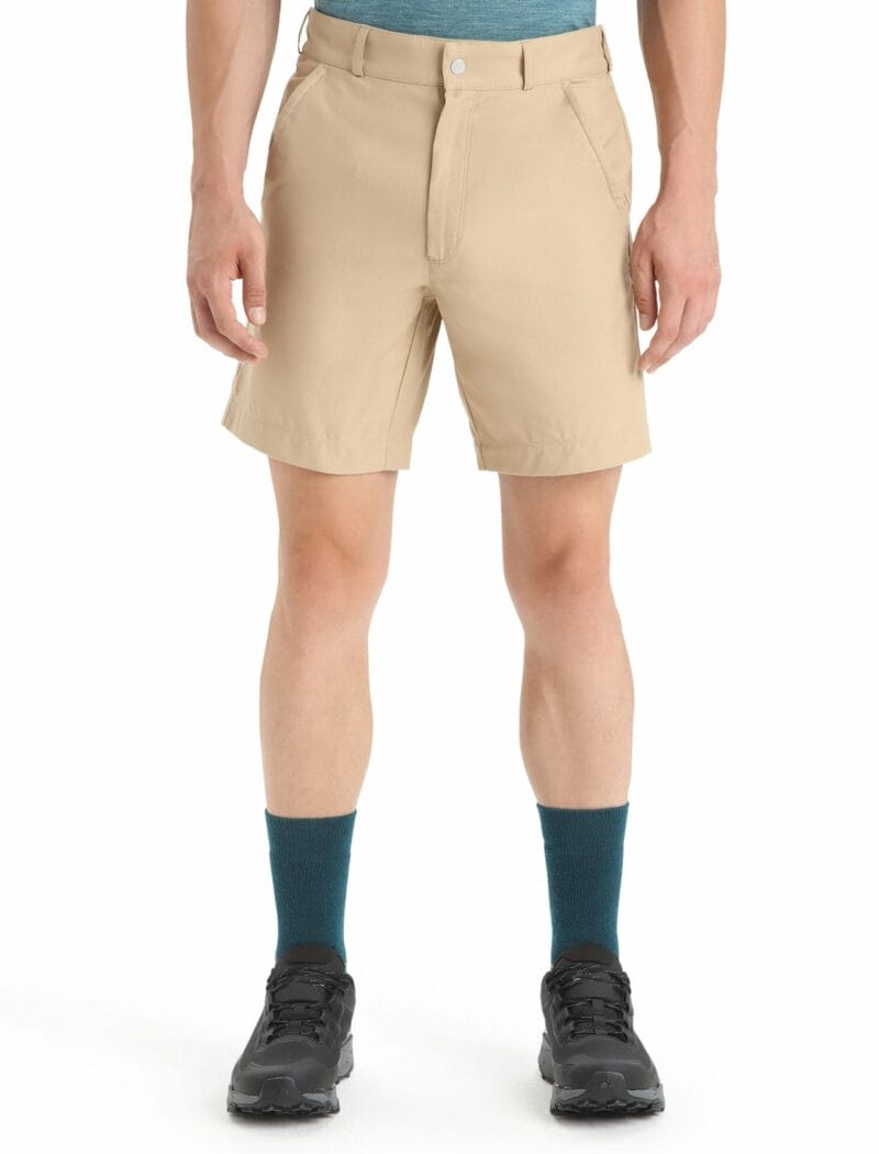 icebreaker Men's Merino Hike Shorts | Sand | Merino Wool
