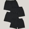 Men's Black Everyday Knit Boxer 4-Pack L
