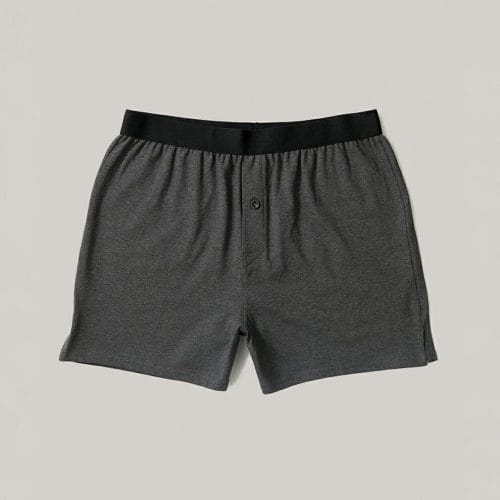 Men's Charcoal Heather Everyday Knit Boxer S