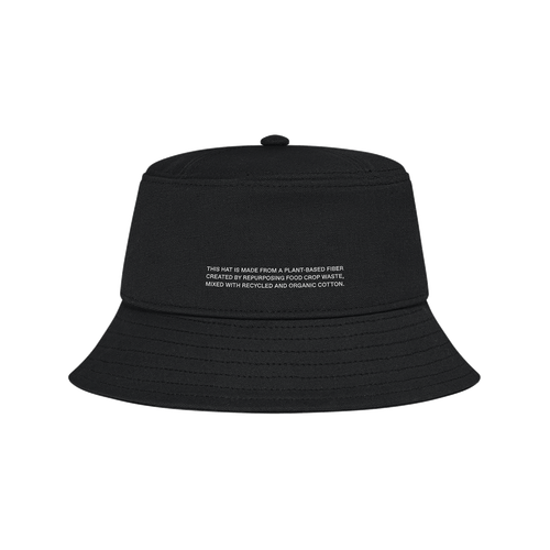 PANGAIA - Oilseed Hemp Bucket Hat - black L