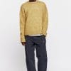 Kotn Men's Kilimanjaro Fuzzy Sweater in Ochre, Size XS