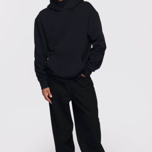 Kotn Unisex Essential Hoodie in Black, Size 2XS