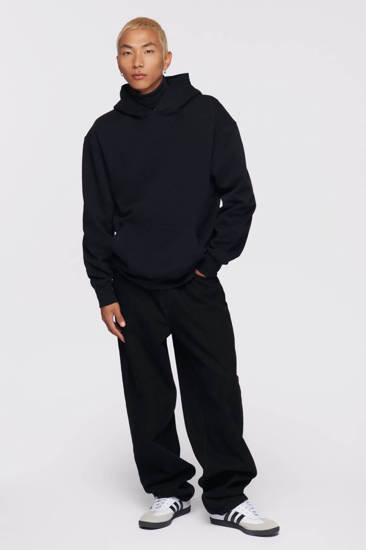 Kotn Unisex Essential Hoodie in Black | Eco-Stylist