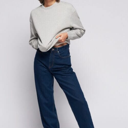 Kotn Women's Essential Sweatshirt in Heather Grey, Size XL