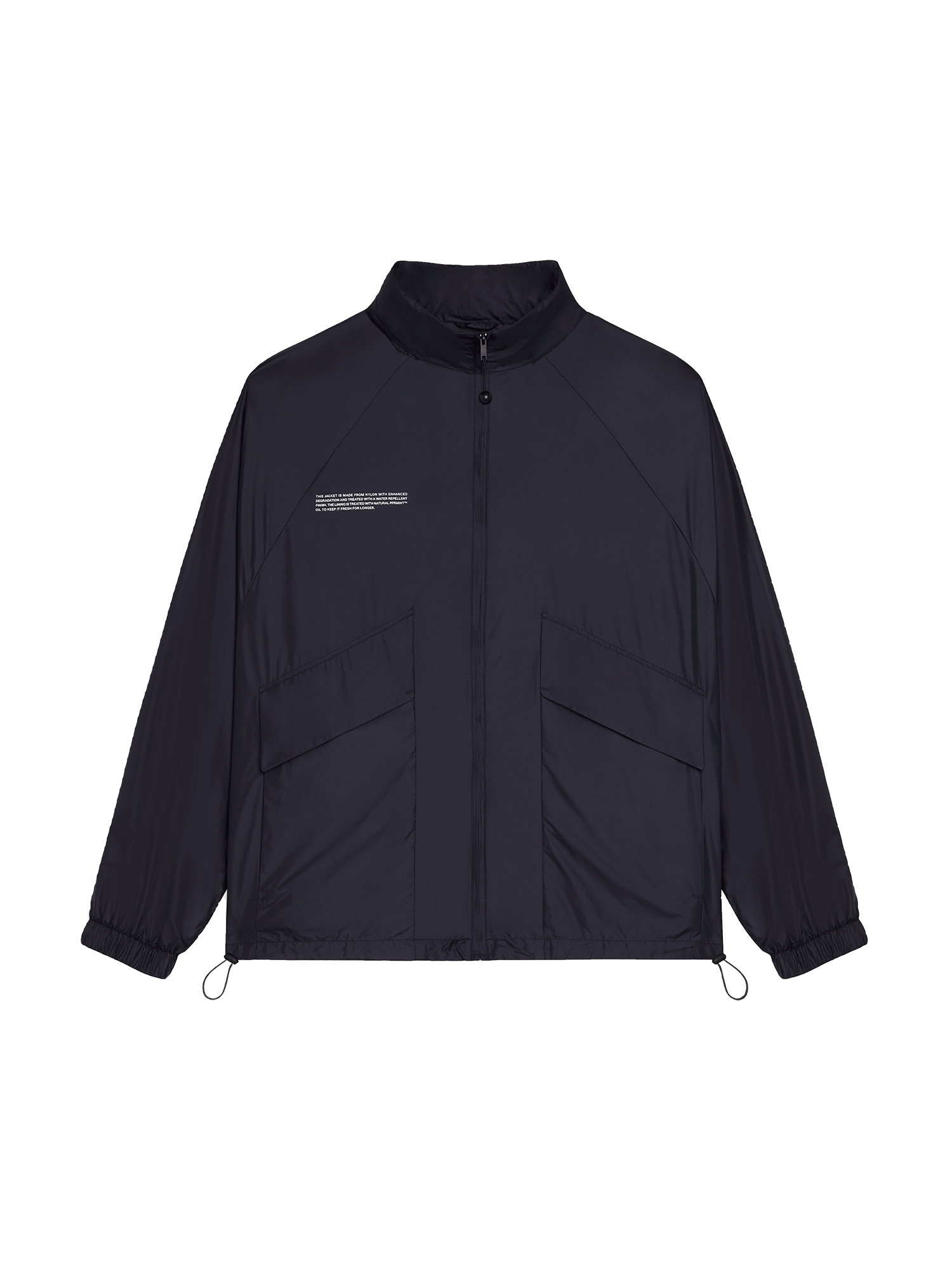 PANGAIA - Enhanced Degradation Nylon Jacket - black | Eco-Stylist