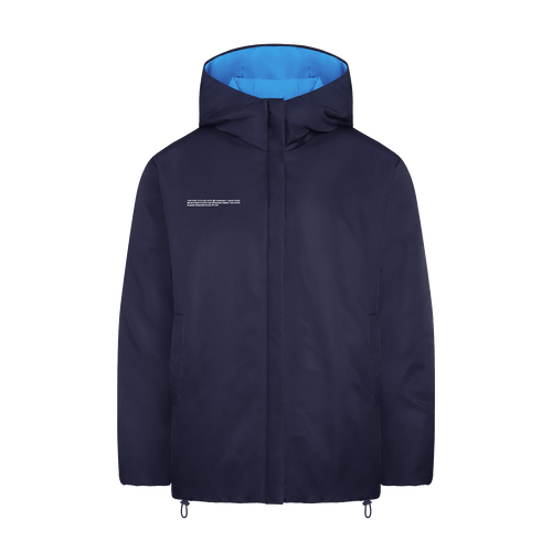 PANGAIA - FLWRDWN Reversible Jacket - Navy Blue / Cobalt Blue L