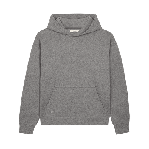 PANGAIA - Recycled Wool Jersey Hoodie - volcanic grey S