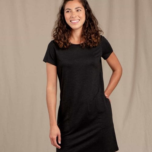 Windmere II Short Sleeve Dress Black / XS