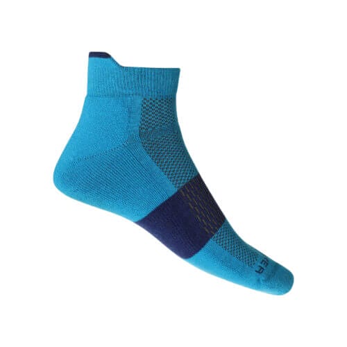 icebreaker Men's Merino Multisport Light Mini Socks | Size X-Large | Geo Blue/Royal Navy Blue | Merino Wool/Lycra/Nylon