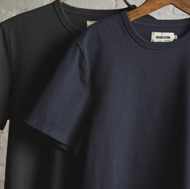 the organic cotton tee by taylor stitch